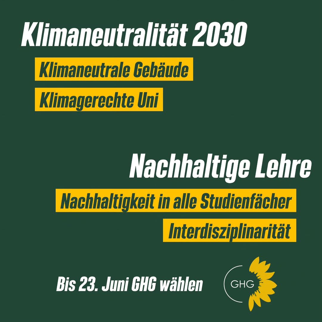 Klimaneutralität & Nachhaltigkeit (Wahl 2023)